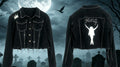 Thriller Night Cropped Denim Jacket